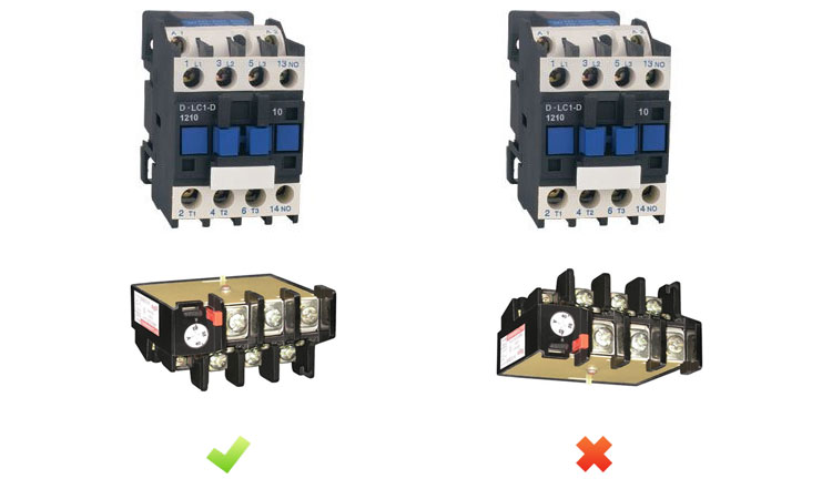 熱繼電器的安裝方向