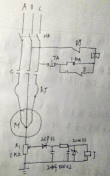 簡單電動機斷相保護器的原理分析